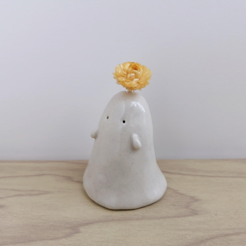 陶器のおばけ(特大)〔52m〕｜置物 陶芸 陶器 一輪挿し 造花 その他置物