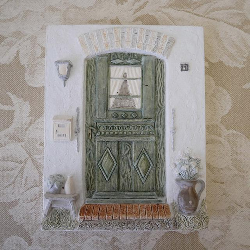 ヴィンテージ 壁飾りオーナメント ドア タペストリー・壁掛け