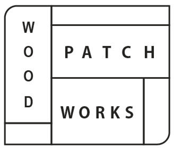 木とモルタルセメントのパッチワーク 本立て（スタンド固定タイプ）2 / Wood Patchwork / Buyee 4枚目の画像