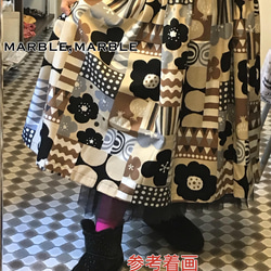 北欧スカート　大人スカート　ギャザースカート　レディーススカート　ふんわりスカート 3枚目の画像