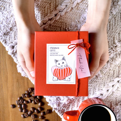 【バレンタイン限定】猫のコーヒーギフトBOX(ドリップバッグ5袋入り)【コーヒーの種類が選べる】自家焙煎珈琲/プチギフト 20枚目の画像