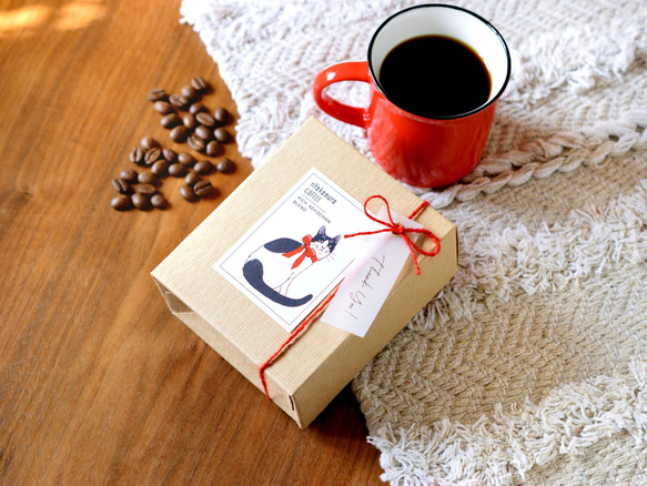 【バレンタイン限定】猫のコーヒーギフトBOX(ドリップバッグ5袋入り)【コーヒーの種類が選べる】自家焙煎珈琲/プチギフト 14枚目の画像