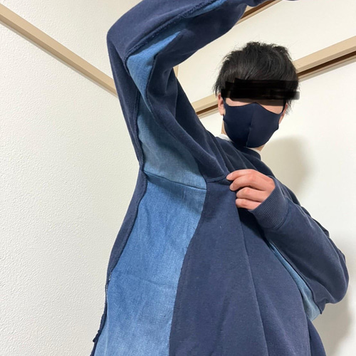 スウェット切替フレアデニム – LIBEIRO