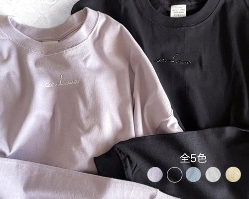 BLUEMARBLE ラインストーン 長袖 Tシャツ パープル S ロンT BLUEMARBLE ラインストーン 長袖 Tシャツ パープル S ロンTの