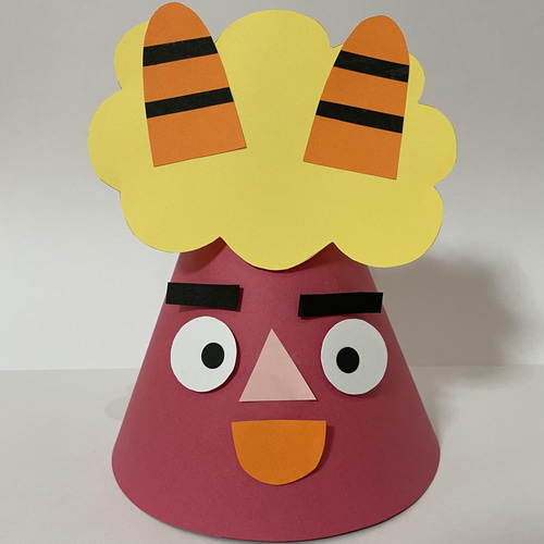 節分製作キット 鬼 帽子 キット micchannoハンドメイド✂︎ 通販