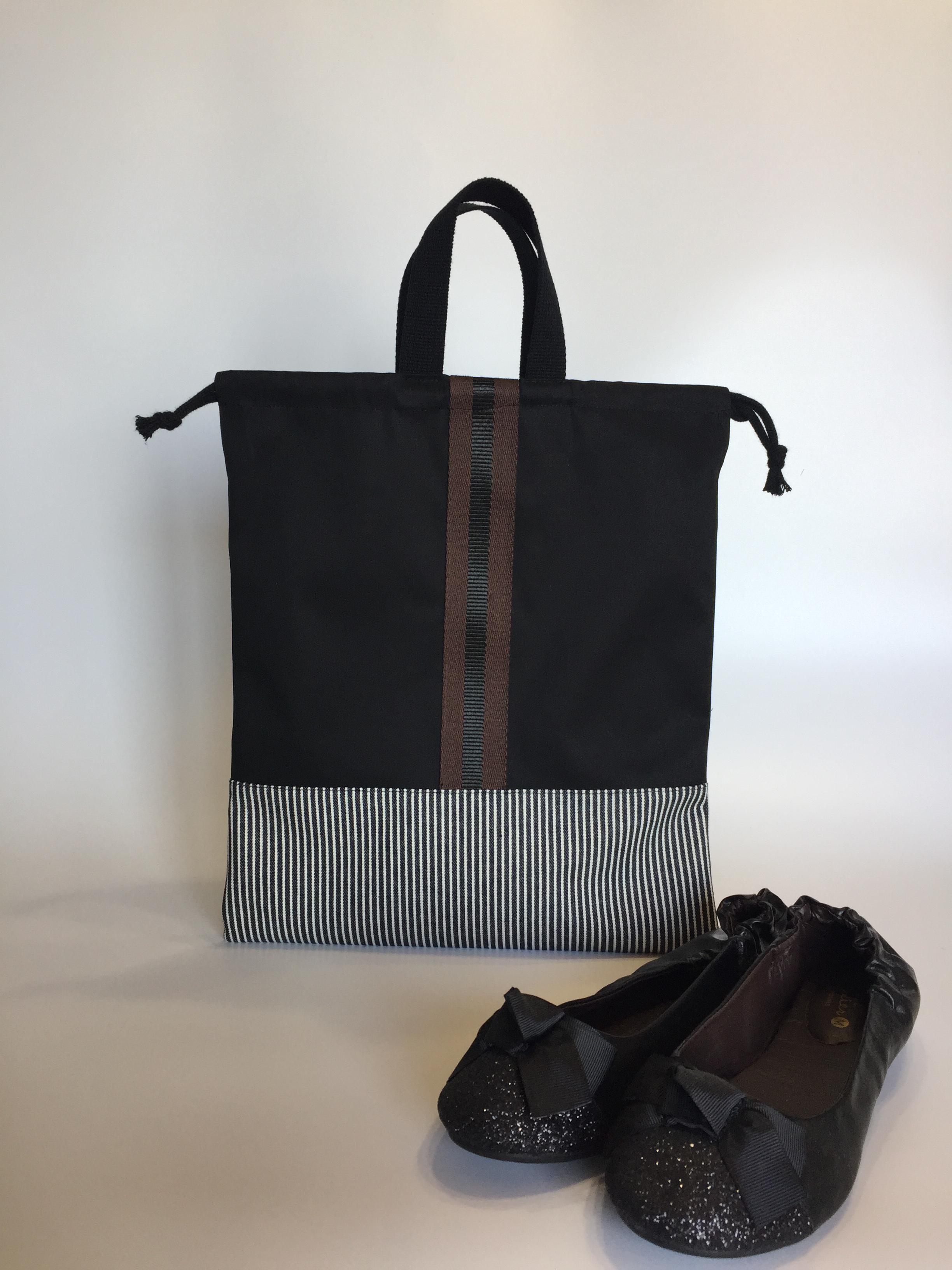 卒業まで使える 体操服袋◼️BK/BRライン◼️入園入学セット サイズオ男の子 巾着大 高学年 両紐 ナップサック他4種