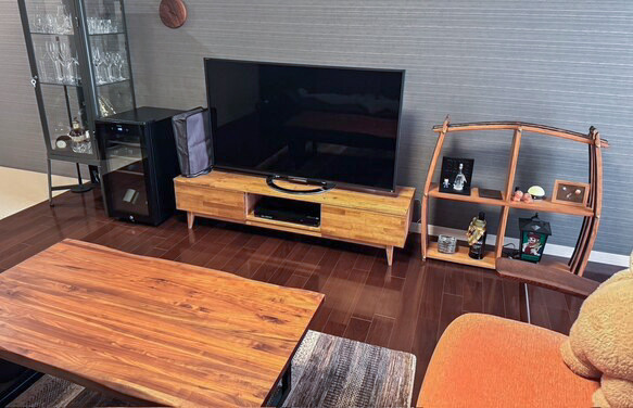 テレビボード　150cm　背面収納付き☆　奥行き40cm 11枚目の画像