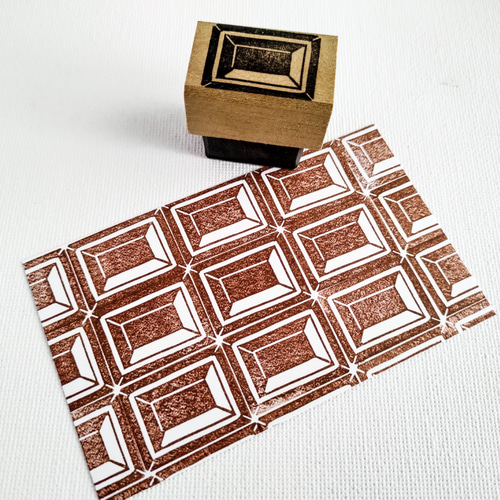 チョコのカケラ はんこ・スタンプ 消しゴムはんこの黒猫堂 通販