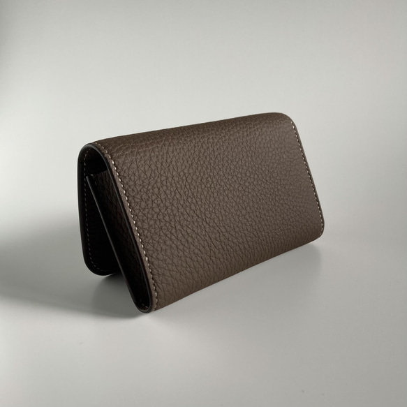 ［受注製作］Weinheimer ESPOIR FLAP CARD CASE トープ