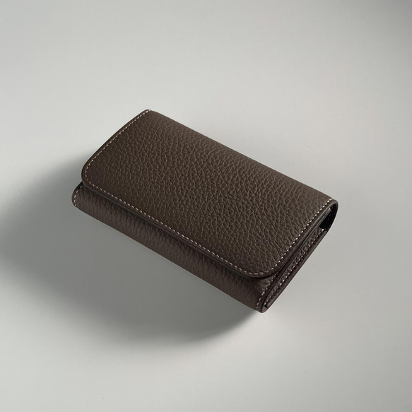 ［受注製作］Weinheimer ESPOIR FLAP CARD CASE トープ