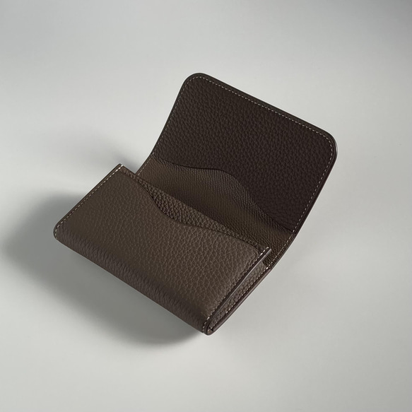 ［受注製作］Weinheimer ESPOIR FLAP CARD CASE トープ