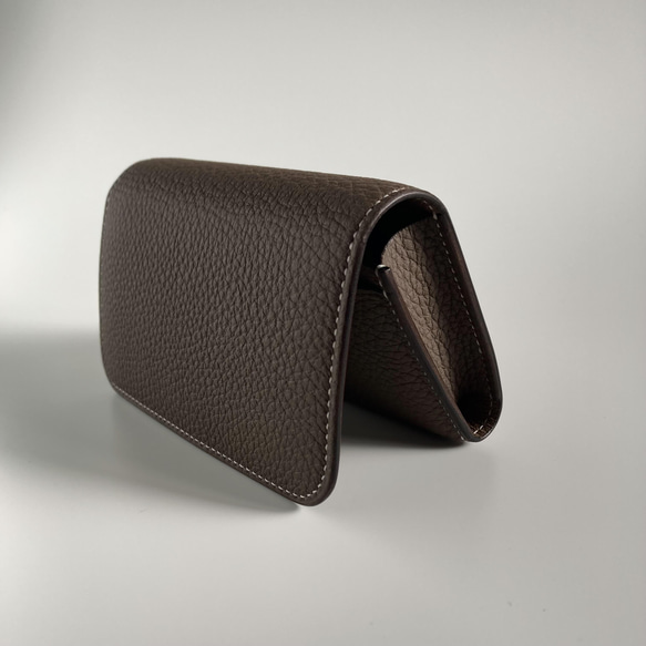 ［受注製作］Weinheimer ESPOIR FLAP CARD CASE トープ