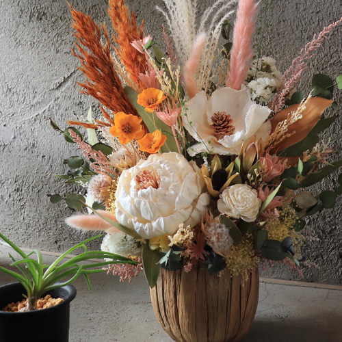 ドライフラワーアレンジメント ドライフラワー genca 通販 13223453