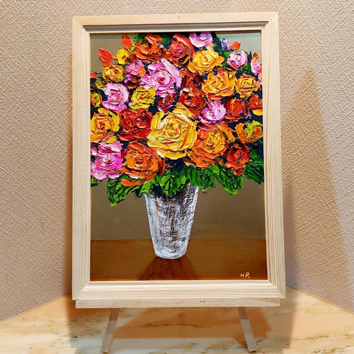 油絵 絵画 【薔薇の盛り合わせ】 絵画 HR 通販 13224142 油絵 絵画 【薔薇の盛り合わせ】 絵画 HR 通販 13224142