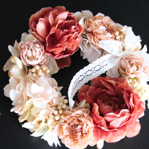 バレンタインリース ミルク リース bum 通販 13224684｜Creema