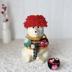 しろくま貯金箱 節分セット 赤 その他人形 andante13 通販 13224855