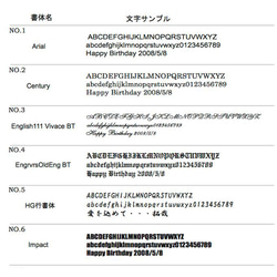 0.7mm刻印（12種の書体、綺麗で深めのレーザー刻印） 2枚目の画像