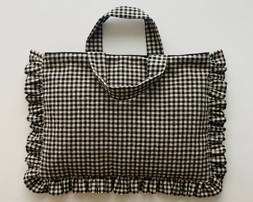 はんなりさま専用◎ブラックリネンのトートバッグ　3点 はんなりさま専用◎ブラックリネンのトートバッグ 3点 バッグ