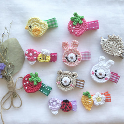 送料無料2つセット♩ポメラニアンのベビーヘアクリップ・ペット