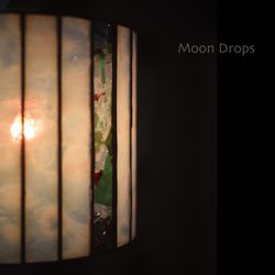 lchuang様ご注文２【送料無料】Moon Drops Lamp　【24面体 ３カ所に色】（ペンダントタイプ　L） 3枚目の画像