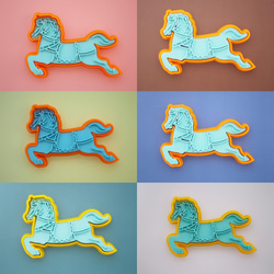 メリーゴーランド【木馬】3dプリンタークッキー型 9枚目の画像
