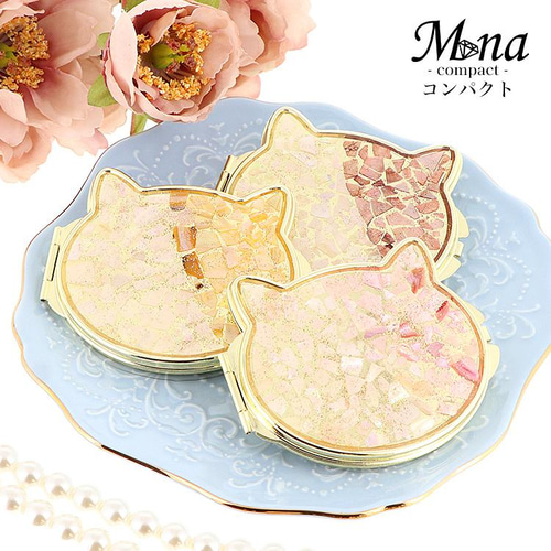 コンパクトミラー ミラー ミニ鏡 手鏡 拡大鏡 携帯 かわいい