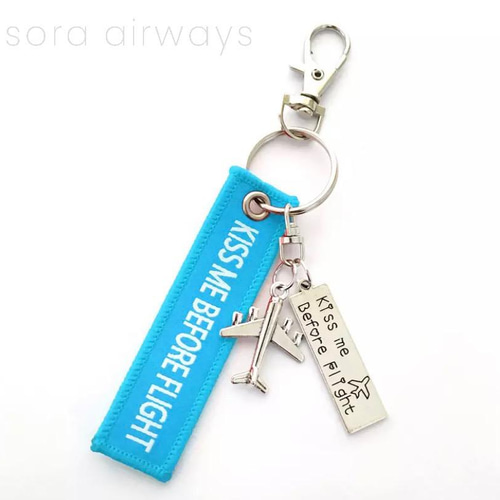3タイプ】飛行機チャーム付 ミニ クルータグ CA ｷｬﾋﾞﾝｱﾃﾝﾀﾞﾝﾄ