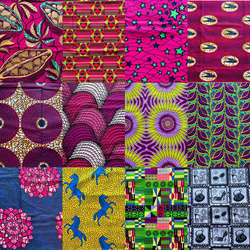 ハギレセット＊12枚組  生地  アフリカ布 アフリカン 小物作り ハンドメイド 手作り 手芸用品 布 カットクロス 8枚目の画像