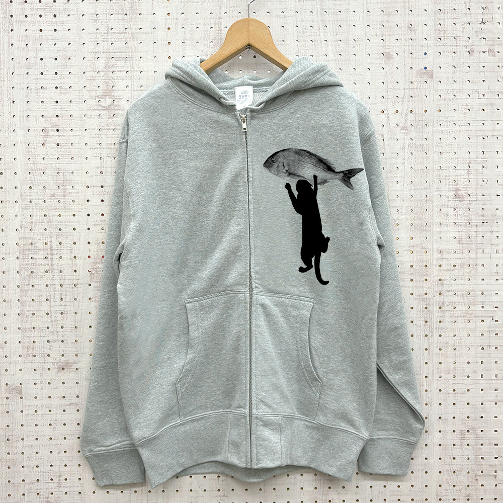 パーカー　L ベーシストIKUO 【新品】猫プリント