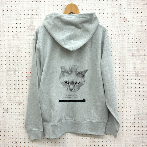jwanderson猫プリント フード付きパーカー グレー JW Anderson Cat パーカー | グレー | FARFETCH JP