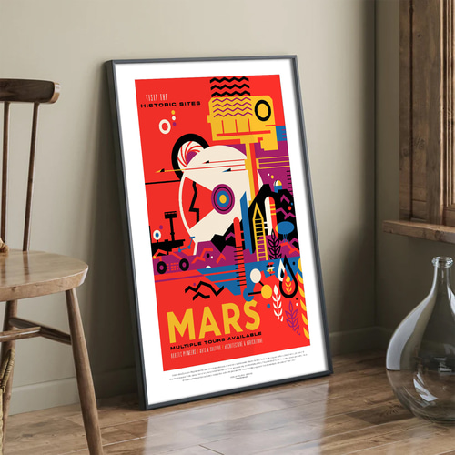 NASA グラフィックポスター】宇宙 火星 インテリア ポスター モダン