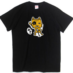 トラ猫 ロックなネコのTシャツ 2枚目の画像