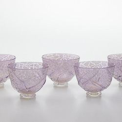 冷茶グラス・紫 (5客) 1枚目の画像