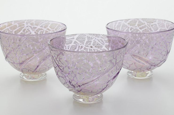 冷茶グラス・紫 (5客) 2枚目の画像