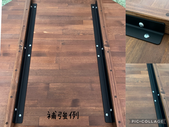 【送料無料】 ローテーブル 8角 90cm ヒノキ 折りたたみ脚 7枚目の画像