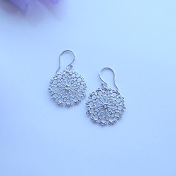 ✦クラシカルモチーフ✦ピアス/イヤリング【ロジウム】classical motif pierce/earring 3枚目の画像