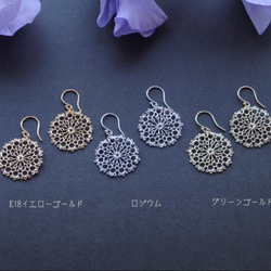 ✦クラシカルモチーフ✦ピアス/イヤリング【ロジウム】classical motif pierce/earring 12枚目の画像