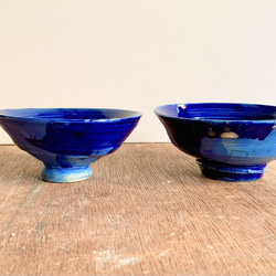 青い地球のお茶碗　小　飯椀 3枚目の画像