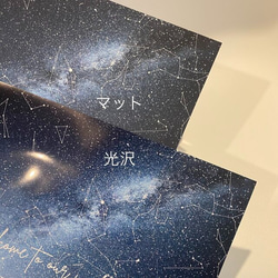 子育て感謝状　最短３日以内発送　✨あの日の星空を再現✨スターマップ　両親贈呈品　ウェルカムボード 6枚目の画像