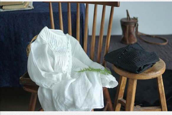 春の福袋 カットソー シースルー シャツ 黒 ブラウス レディース 長袖 白 シャツ レディース スキッパー シャツ 13枚目の画像