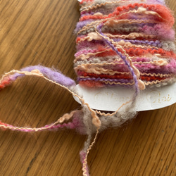 在庫２点！！『ちょこっと毛糸♪綺麗な色合い毛糸』～ピンク　約3ｍ60㎝～ 3枚目の画像