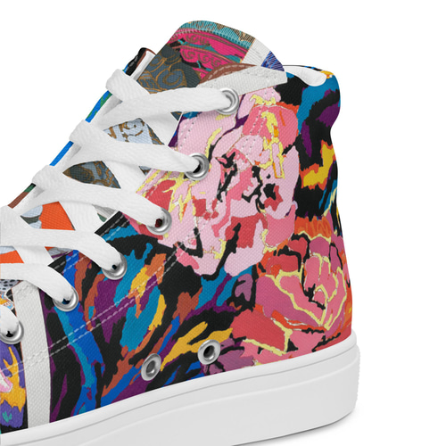 エドゥアール・ベネディクトゥス】絵画シューズ/ハイカットスニーカー