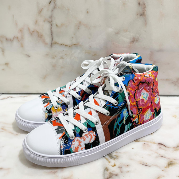 【爽やか可愛い /Rose aquarelle】HERMES スニーカー キッド org.jpg