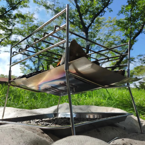 Tokyo Camp 焚き火台 Tokyo Camp 焚き火台 プレート スタンド ソロ