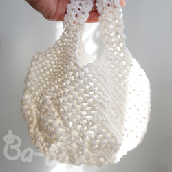 Ba-ba handmade Crochet round pouch  No.C1513 第9張的照片