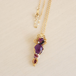 Amethyst necklace 第3張的照片