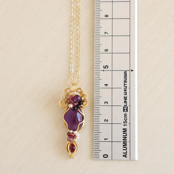 Amethyst necklace 第2張的照片