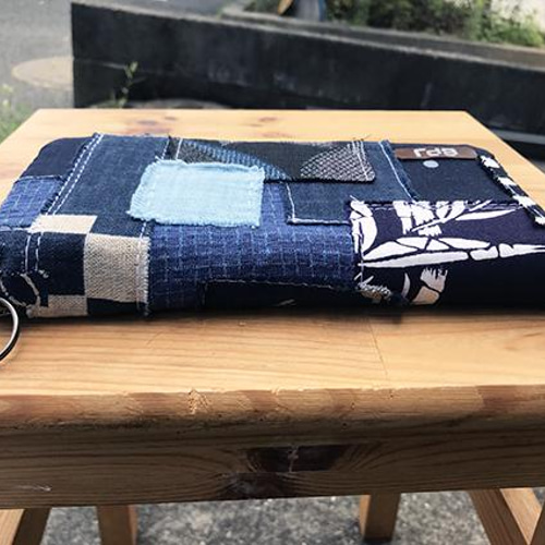 襤褸パッチワーク「長財布-001」 長財布 tukurite 通販 13229764