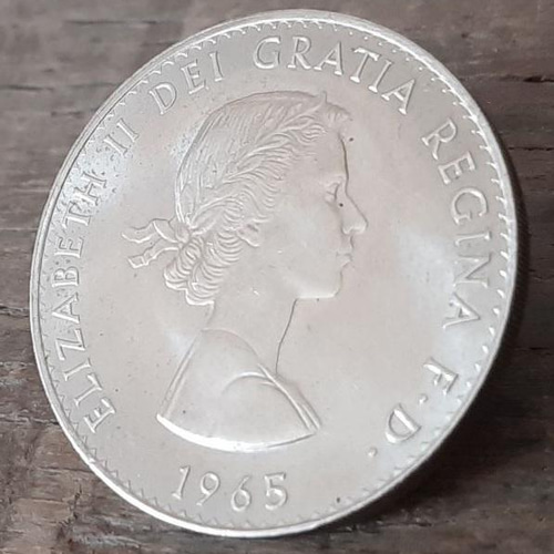 英国 イギリス 1965年 ブリティッシュ クラウン コイン 5 英国 イギリス 1965年 ブリティッシュ クラウン コイン 5