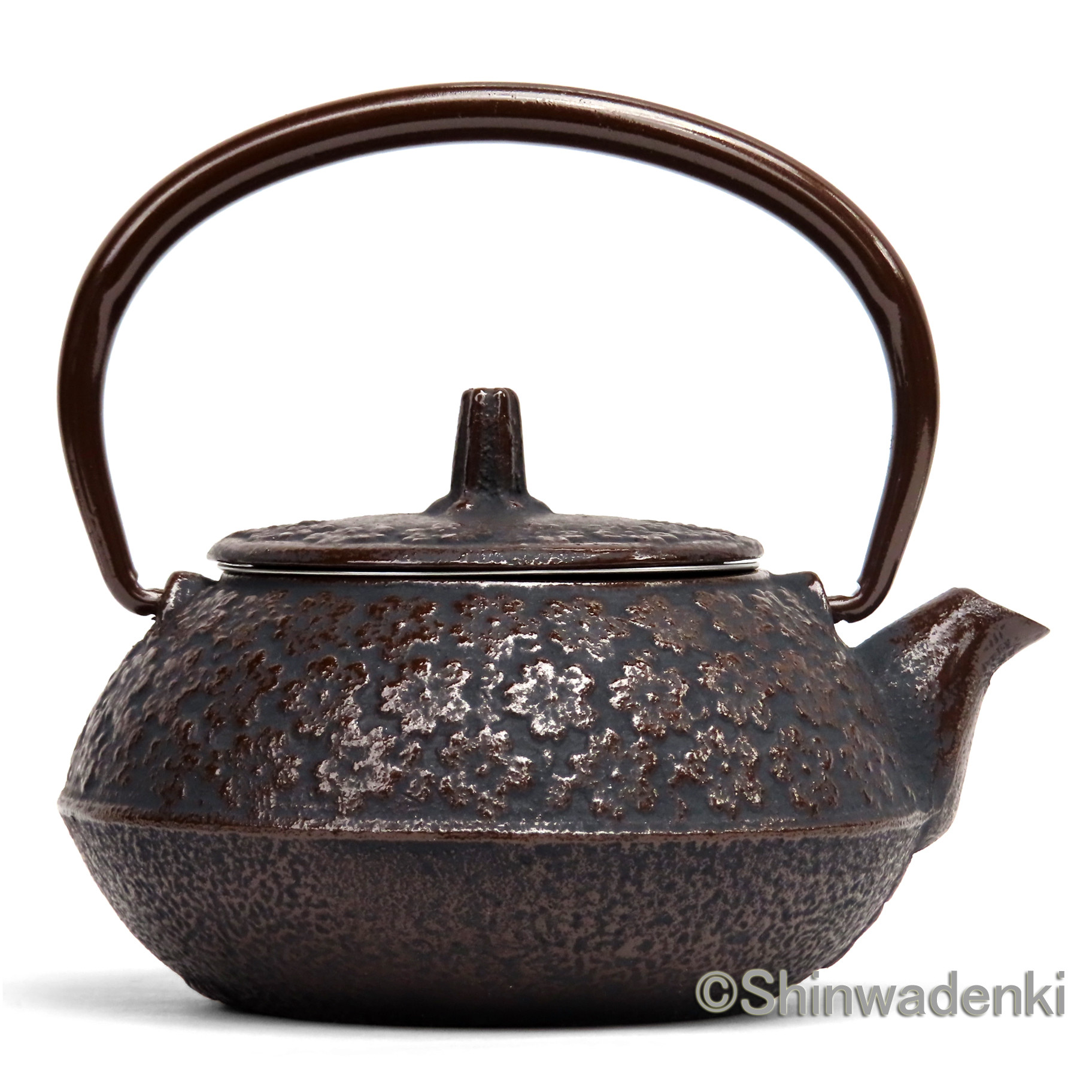 【お取り寄せ】南部鉄器 ティーポット 急須 桜丸形 0.3L 日本製 内面ホーロー加工